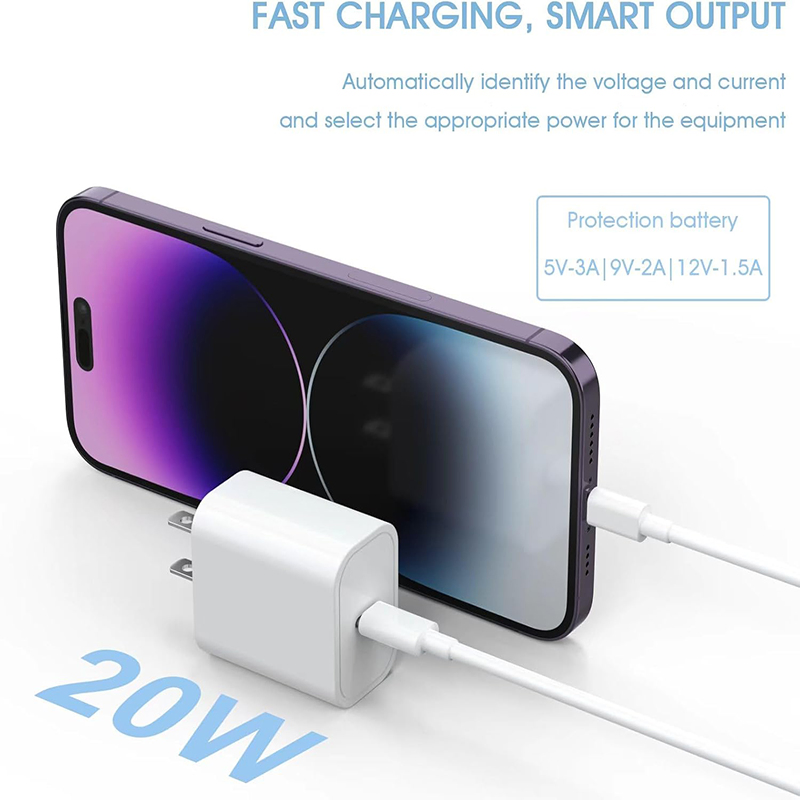 Зарядное устройство 20W PD QC Fast Type-C для iPhone