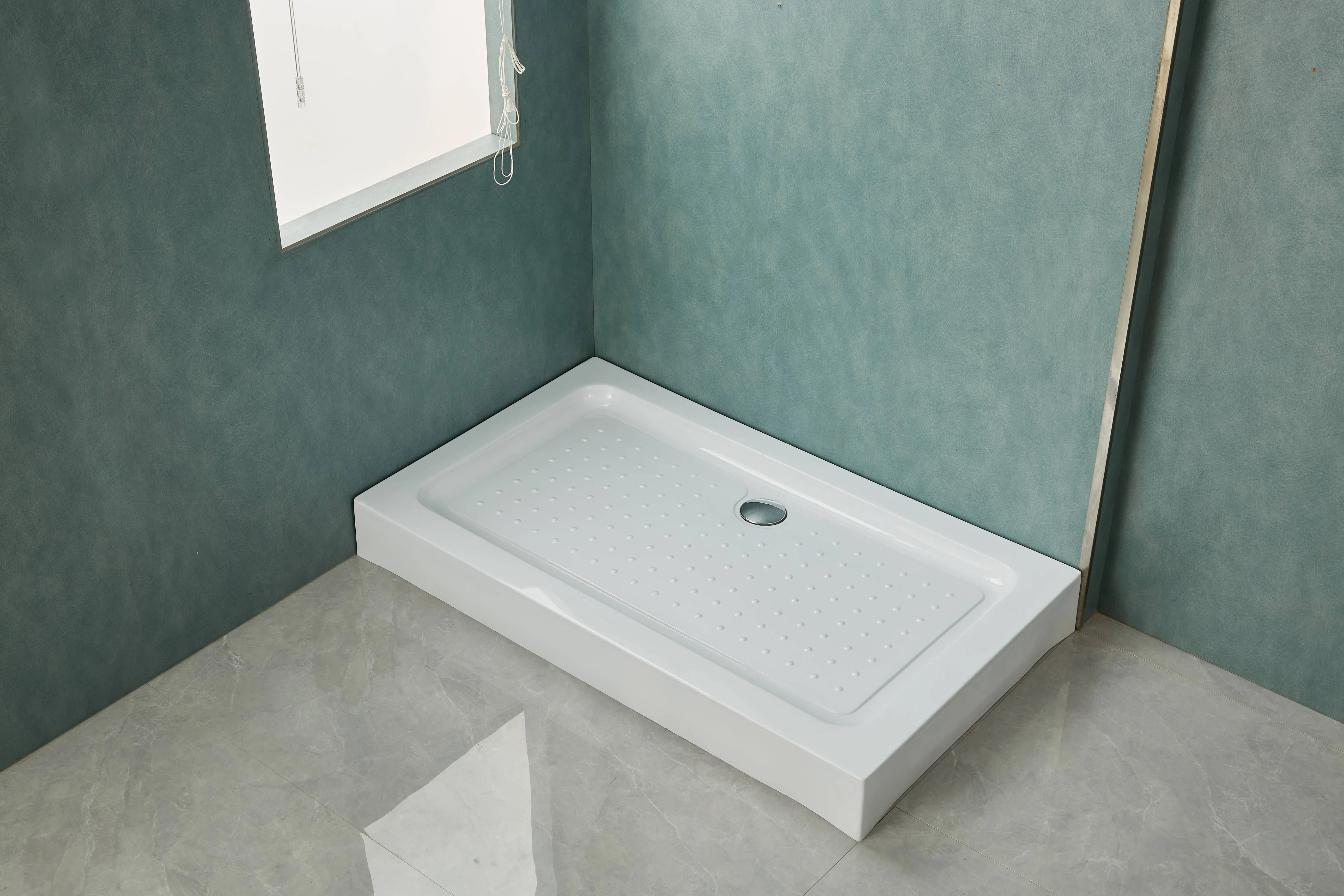 European-Style High Quality Shower Tray Bathroom Solid Surface Shower Base -17
