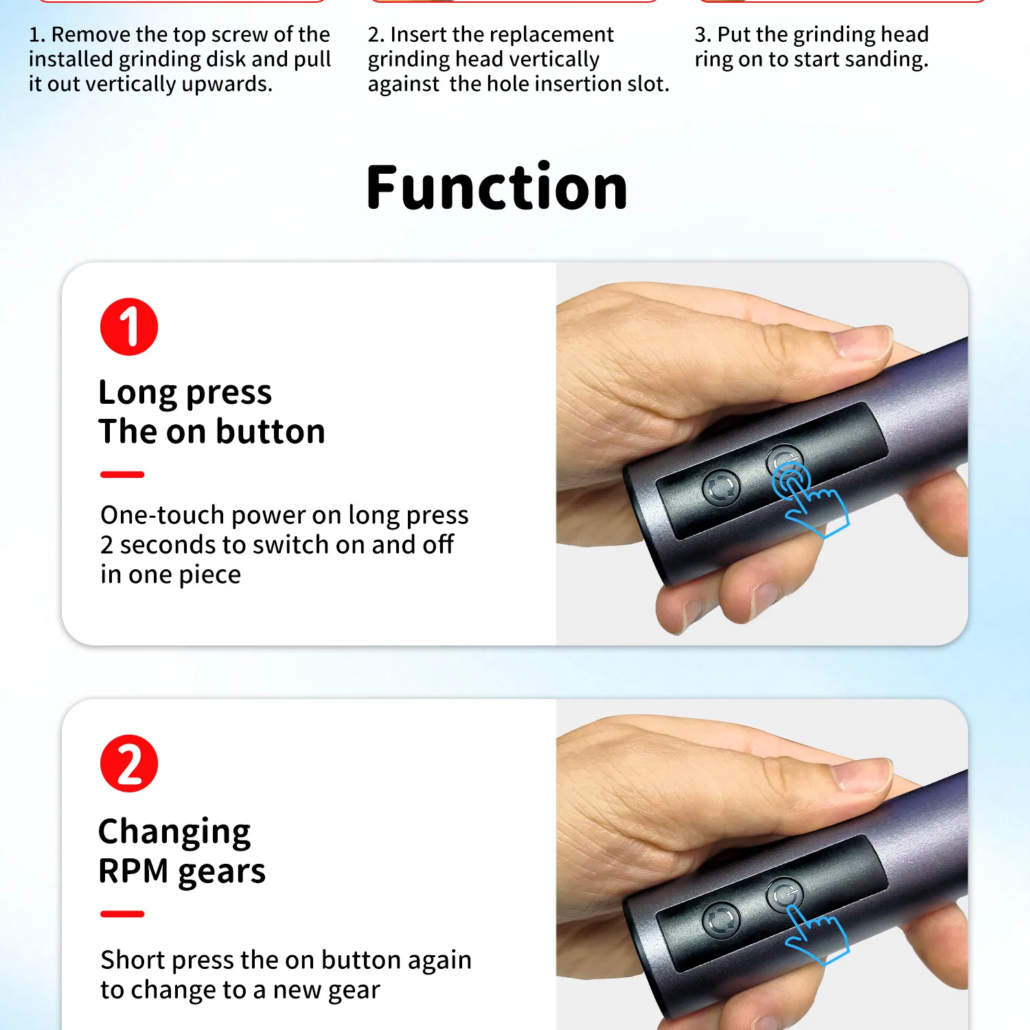 2-in-1 Electric Nail Drill – Rechargeable LED Display Grinder & Polisher with Dust Collector