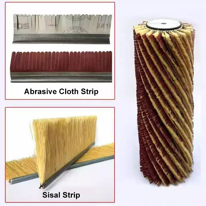 Шлифовальный ролик из сизаля и наждачной бумаги