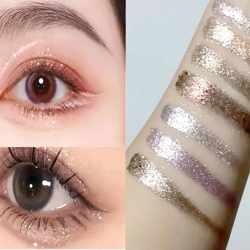 Matte Waterproof Eye Shadow Palette Metallic Body Makeup Diamond Shimmer Glitter Eyeshadow