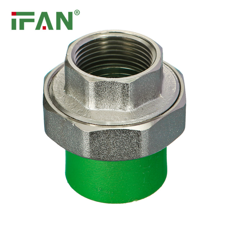 Ifan En 15874 Brass Insert PPR Pipe Fittings Female Thread Union PPR Water Pipe Fitting