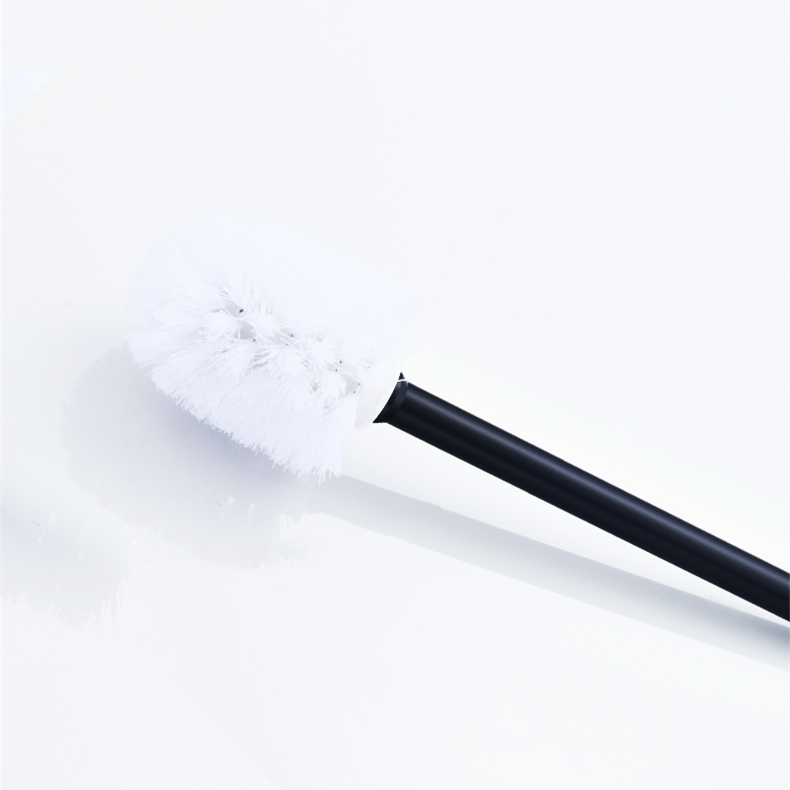 Держатель для туалетного ёршика в современном стиле, матовый черный