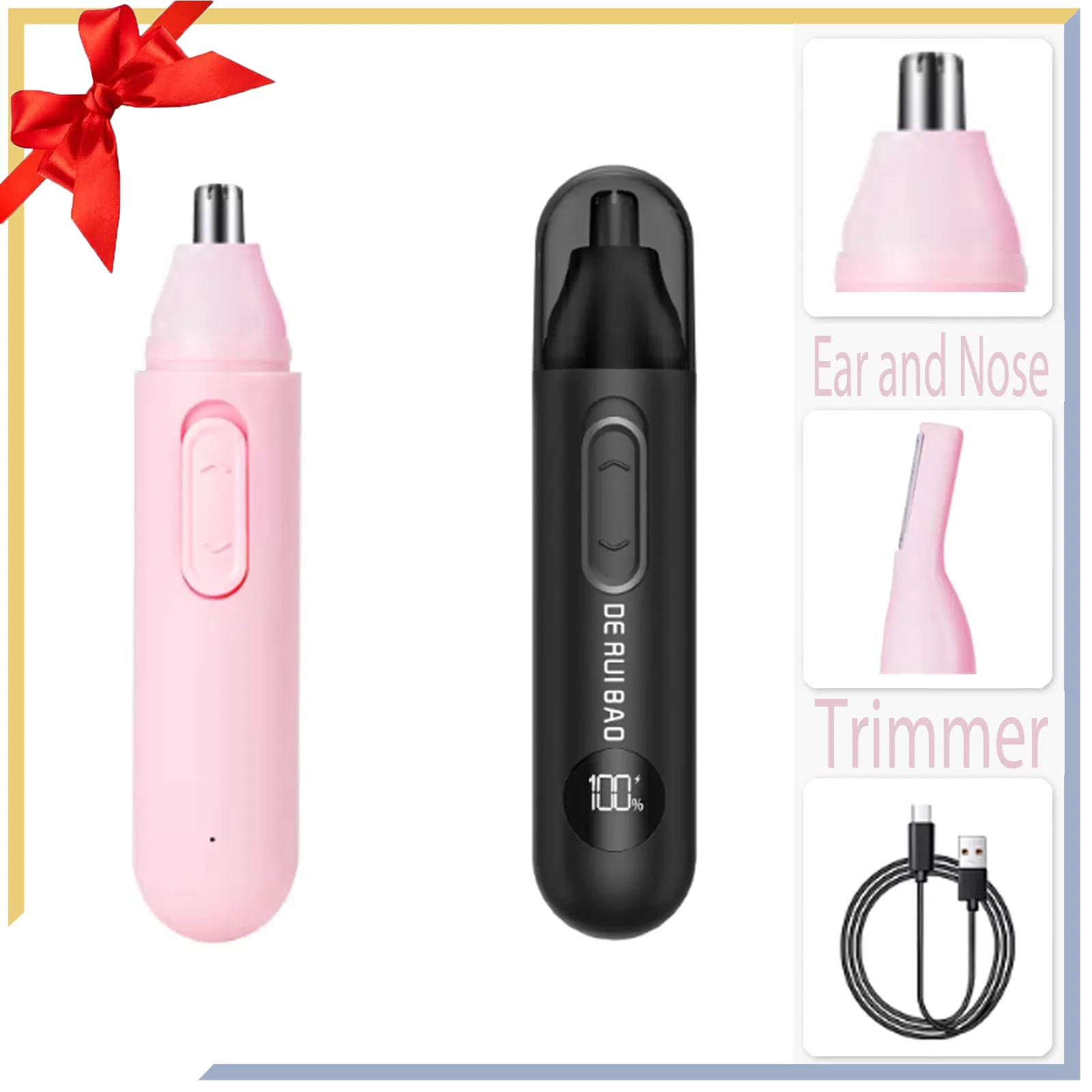Multi-Color Optional Fashionable Nose Hair Trimmer