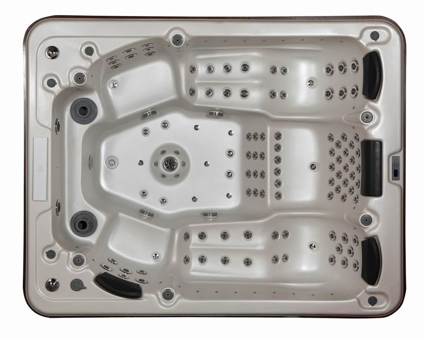 Whirlpool 32" LED TV Luxury Underground Rectangular Pool Insert SPA