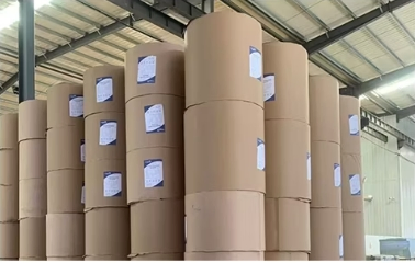 High-Density Fireproof Kraft Paper Roll Eco-Friendly Brown Double-Sided Resin Flame Retardant Paper Moisture Tear Resistant for