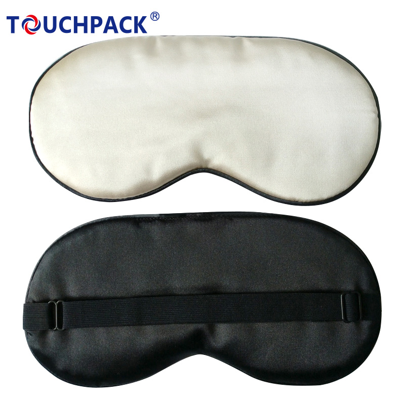 Wholesale Custom Personalized Logo Design Travel Rest Soft Smoothly Silk Eye Mask for Sleeping