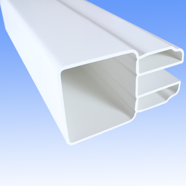 Plastic Fencing Profile, PVC Fencing Post Picket Profile, Plastic Post Material Profile for Fencing