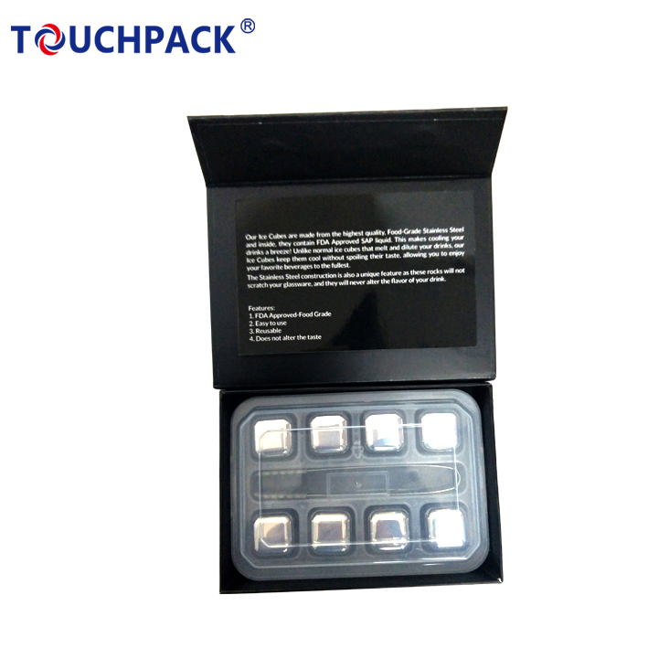 Stainless Steel Reusable Ice Cubes Square Shape Whisky Stone