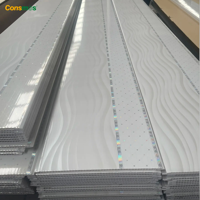 Decorative Wood Laminate Plastic Wall Panels PVC Ceiling for Interior House