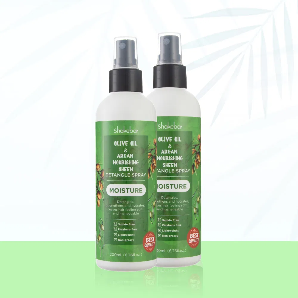 Private Label Hair Care Argan Oil Nourishing Sheen & Detangle Hair Spray
