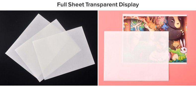 Polyester Pet Rightint Carton A4, OEM Gloss CT Clear Labels