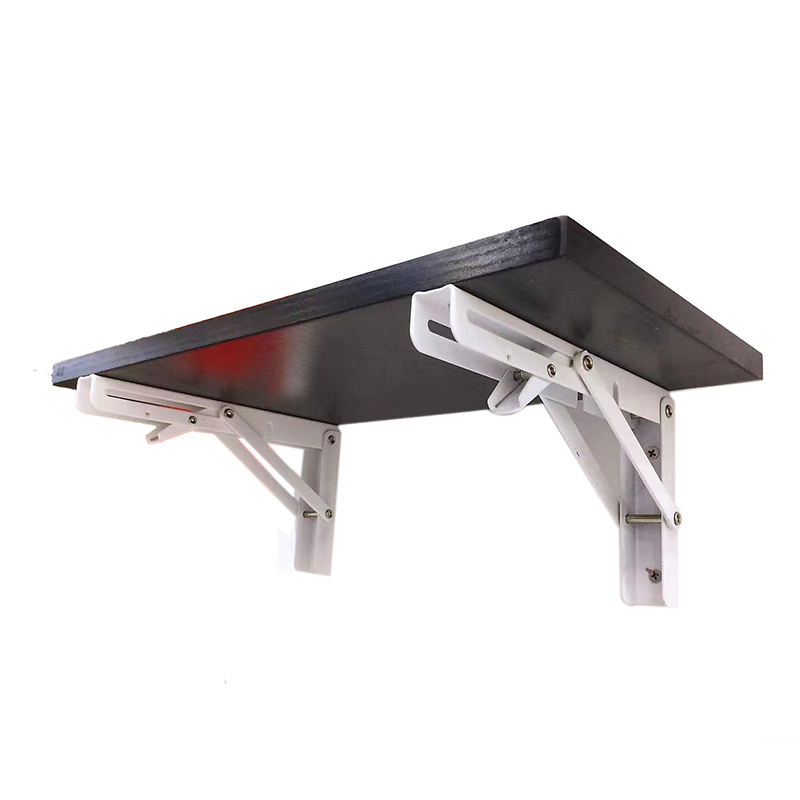 Custom Foldable Heavy Duty Shelf Bracket Wall Mounted Collapsible Angle Bracket 16 Inch