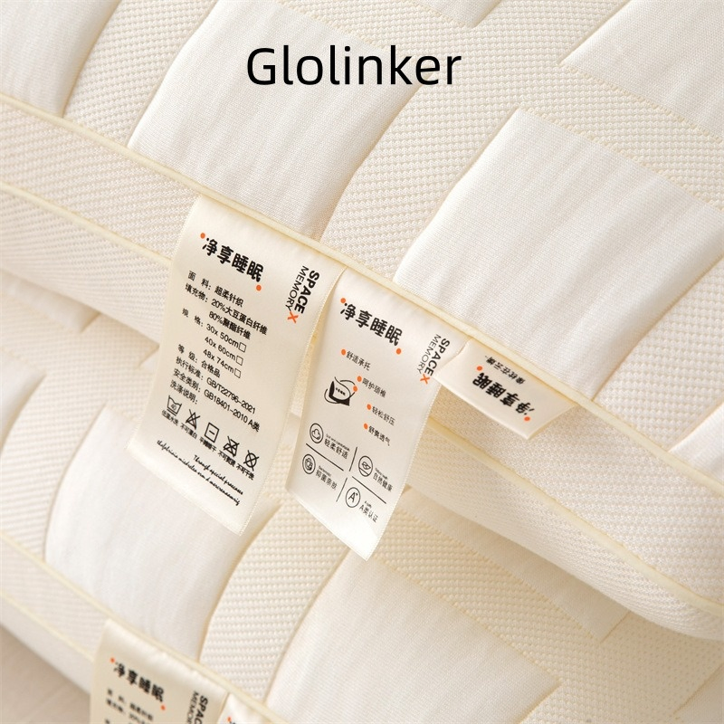 6. Down Alternative Clusters Ergonomic Pillow for Neck and Spine Alignment