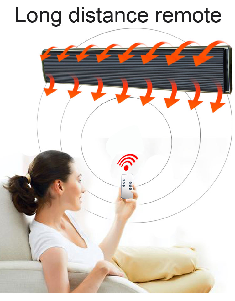 Smooth Surface Outdoor Panel Garden Infrared Radiant Heater for Yard