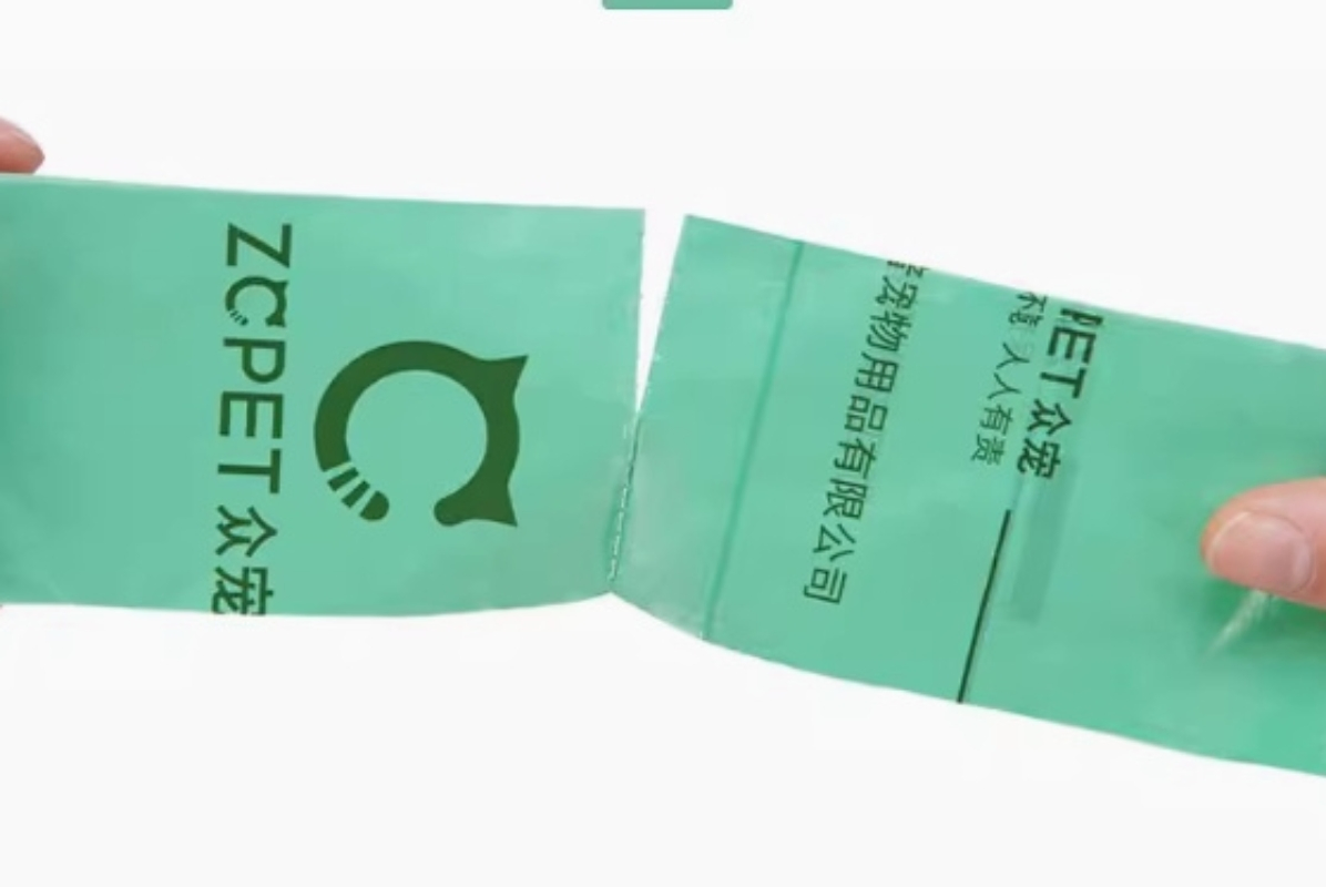 New Design Custom Pet Waste Biodegradable Dog Poop Packaging Bag in Roll
