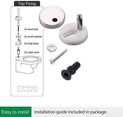 Heavy Duty Slow Close Oval Toilet Seat for Easy Cleaning