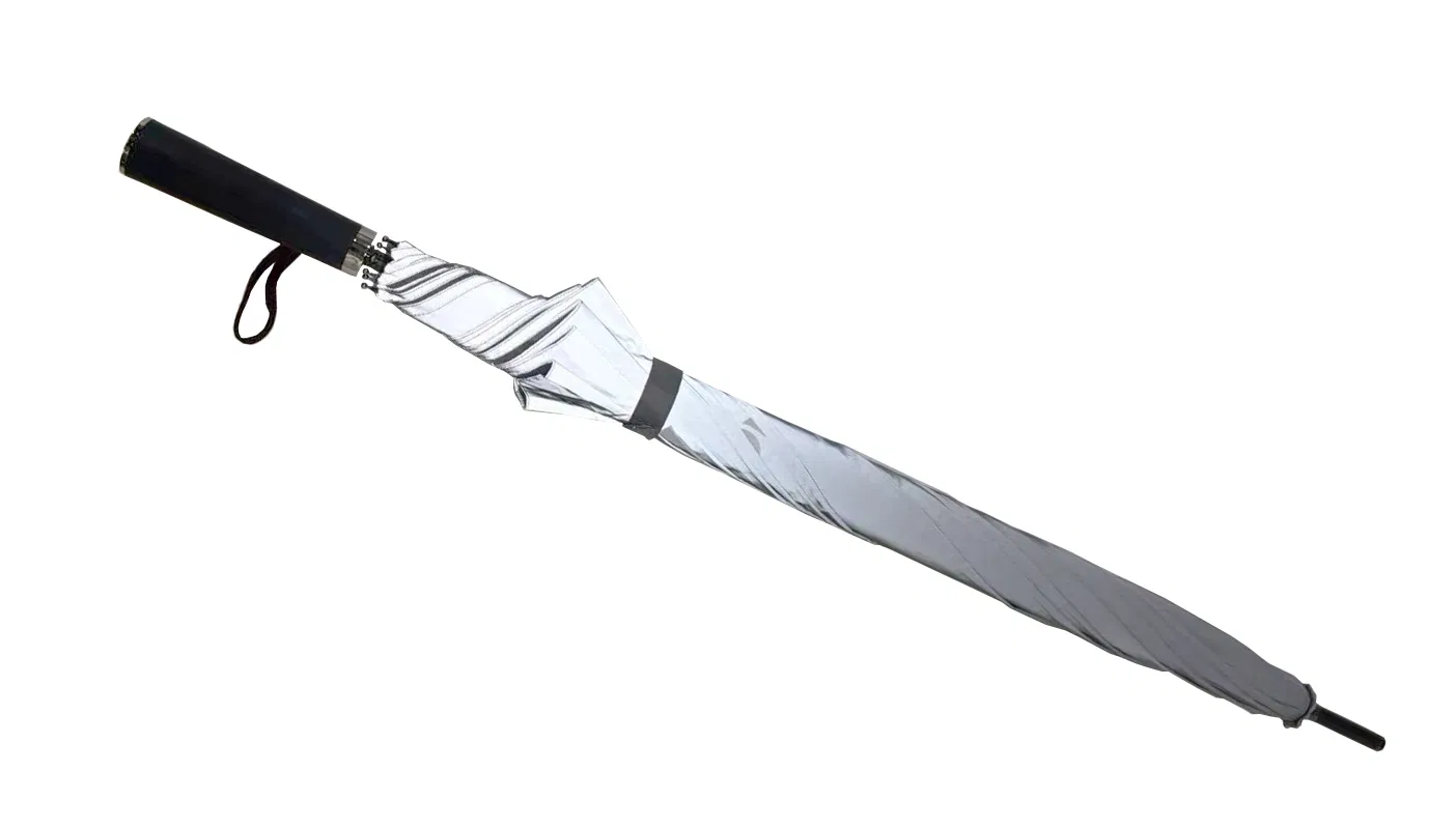 Durable Reflective Carbon Fiber Manual Umbrella Accessories Outdoor