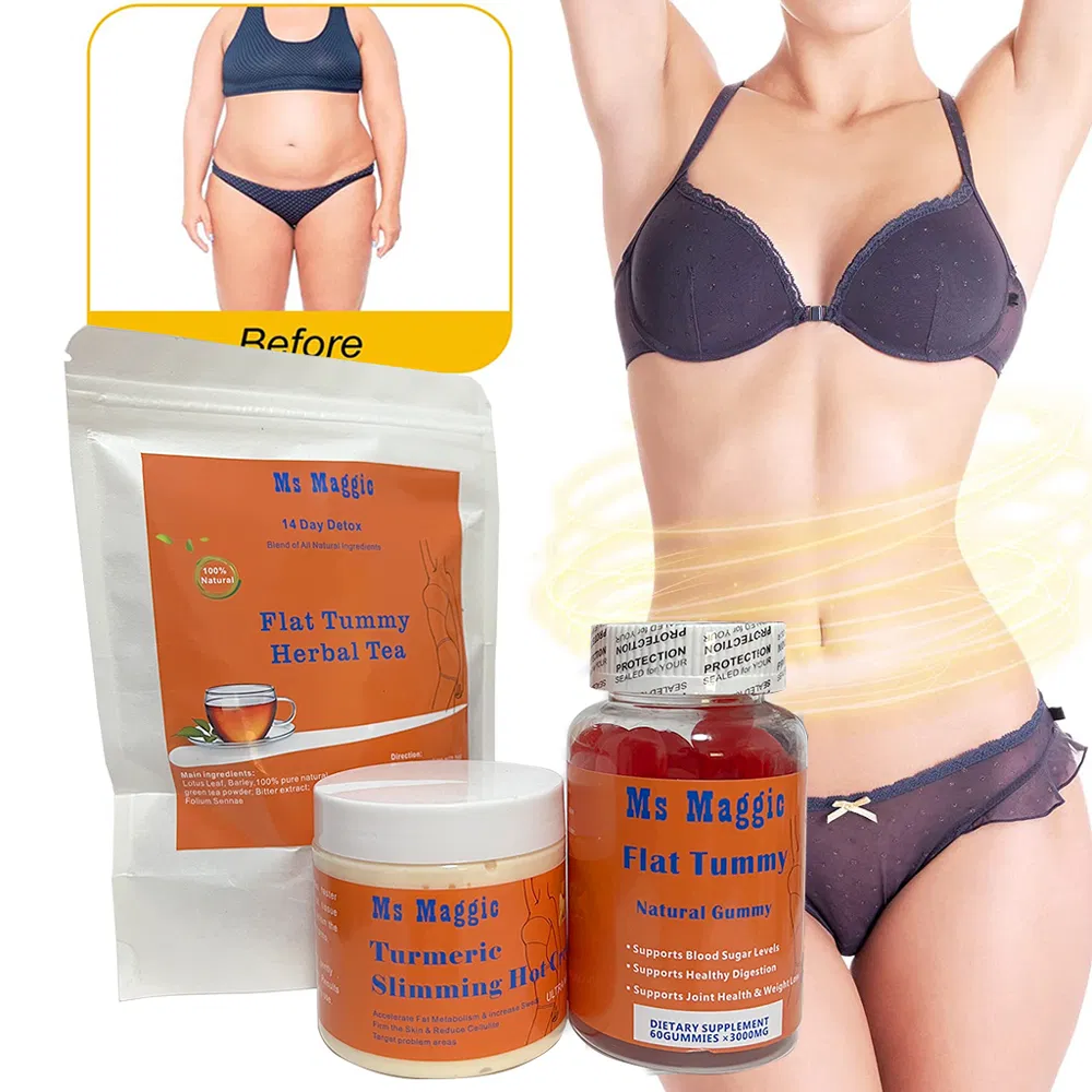 OEM Hot Slimming Cream Flat Tummy and Weight Loss Gummies Fast Slimming Tea Fat Burning for Women