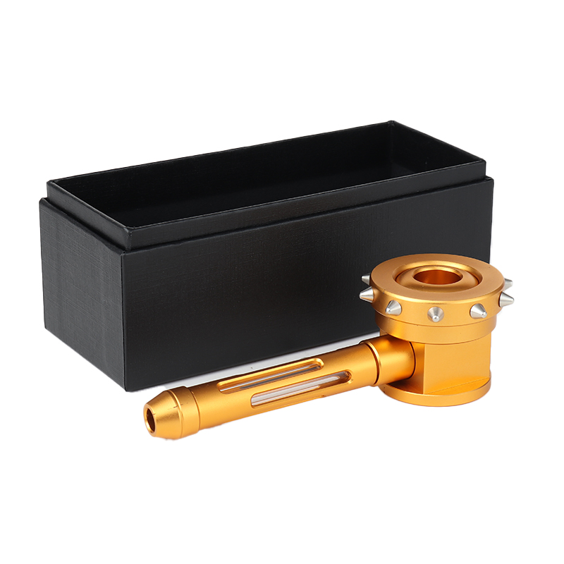 Metal Nail Hammer and Pyramid Metal Smoking Pipe Wholesale Smoker Cigarette Pipe