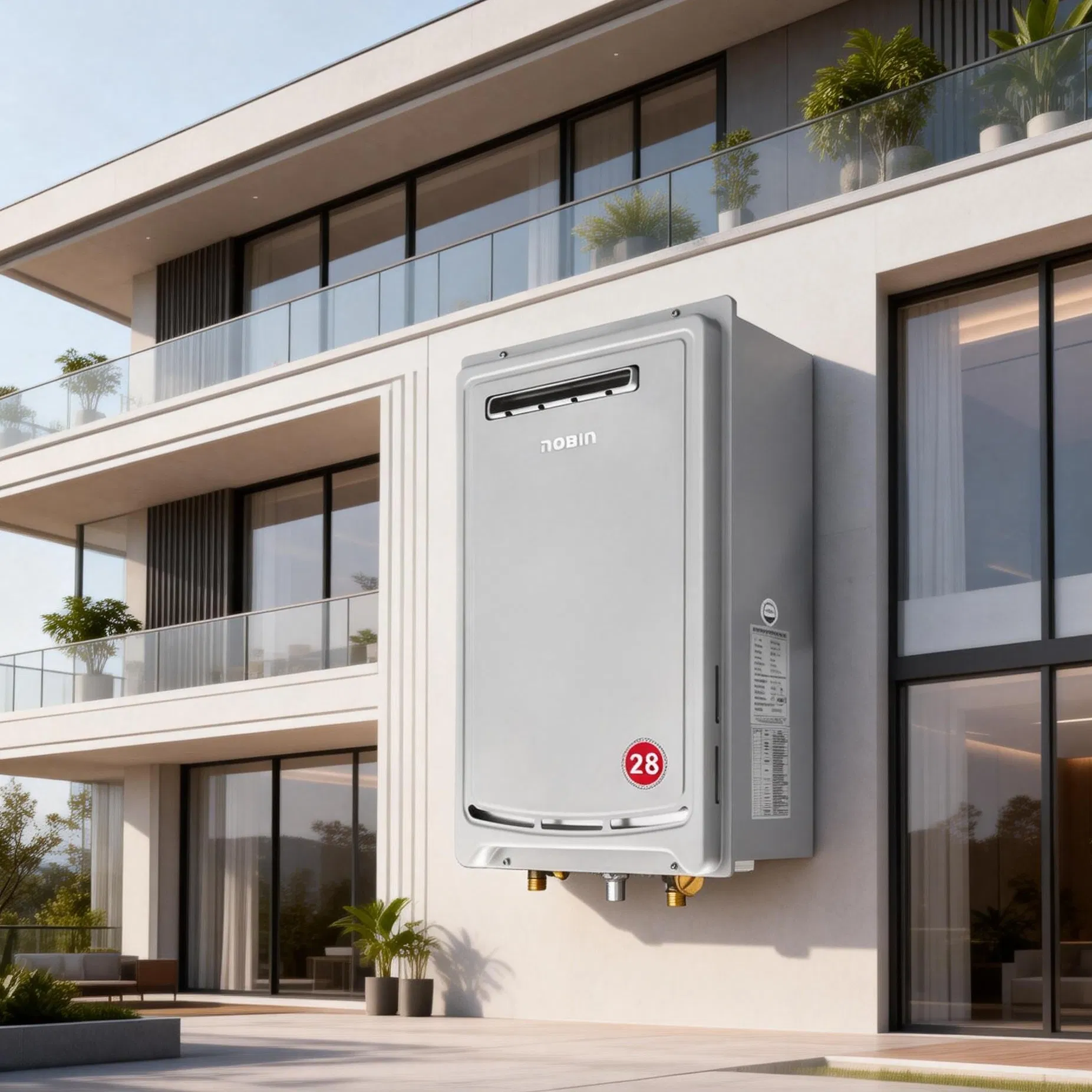 Gas Water Heater with 28L/Min Capacity and 56kw Power