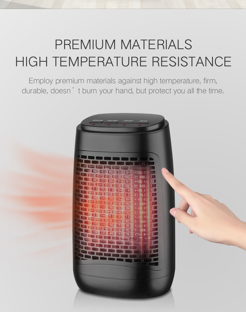 All-Season 2-in-1 Electric Heater & Cooling Fan, Fast Heating Vertical Radiator, Safe Bathroom Heater for Home Use