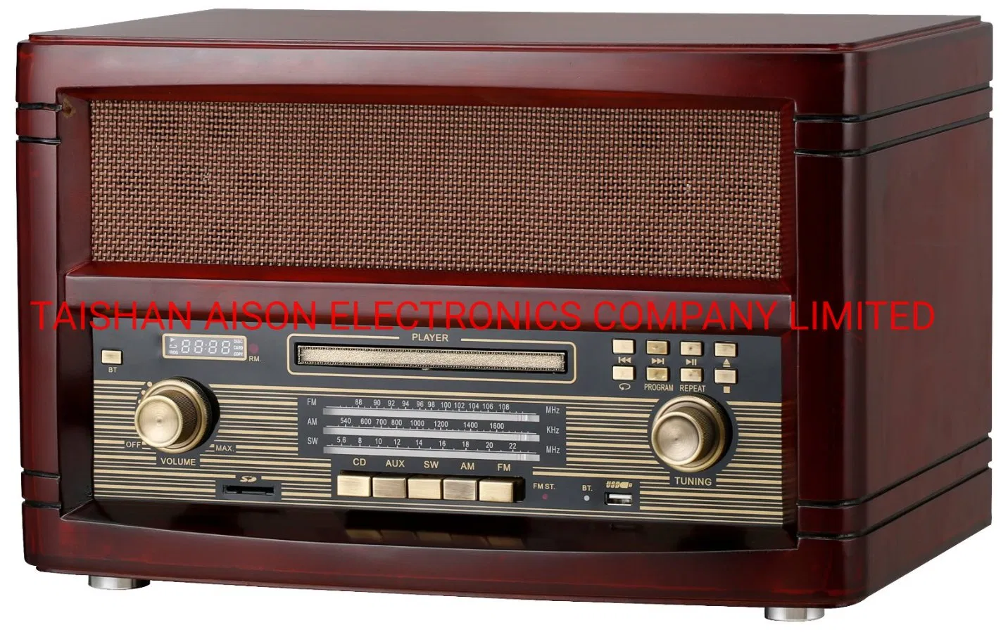 Ретро радио с CD и Bluetooth, AM/FM