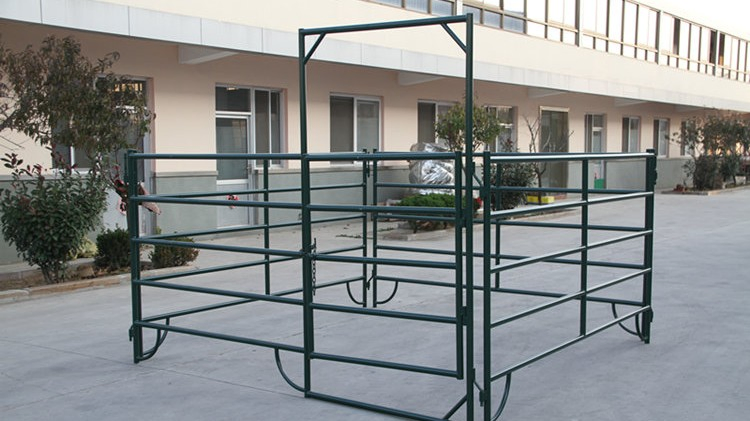 Strong Corral Fencing Tube Panels, Garden Animal Husbandry Iron Fence