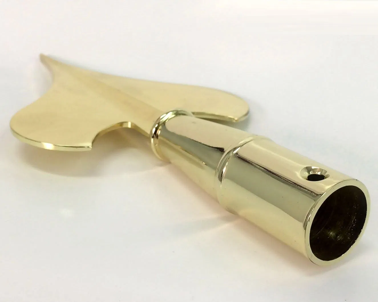 Custom Precision Various Shapes Gold Brass Flagpole Staff Finial Spear for Indoor Flag Pole Metal Ornament