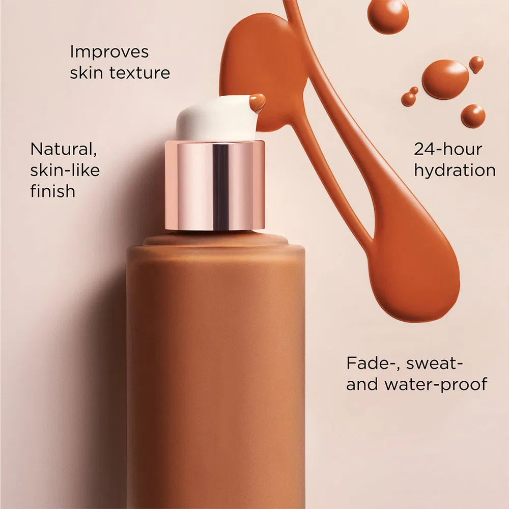 Wholesale Long Lasting Makeup Foundation Matte Vegan Waterproof Make up Private Label Color Changing Liquid Foundation