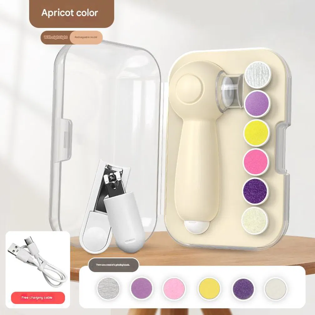 Electric Household Nail Grinder Trimmer Two-in-One Machine Baby-Friendly Nail Polishing Tool
