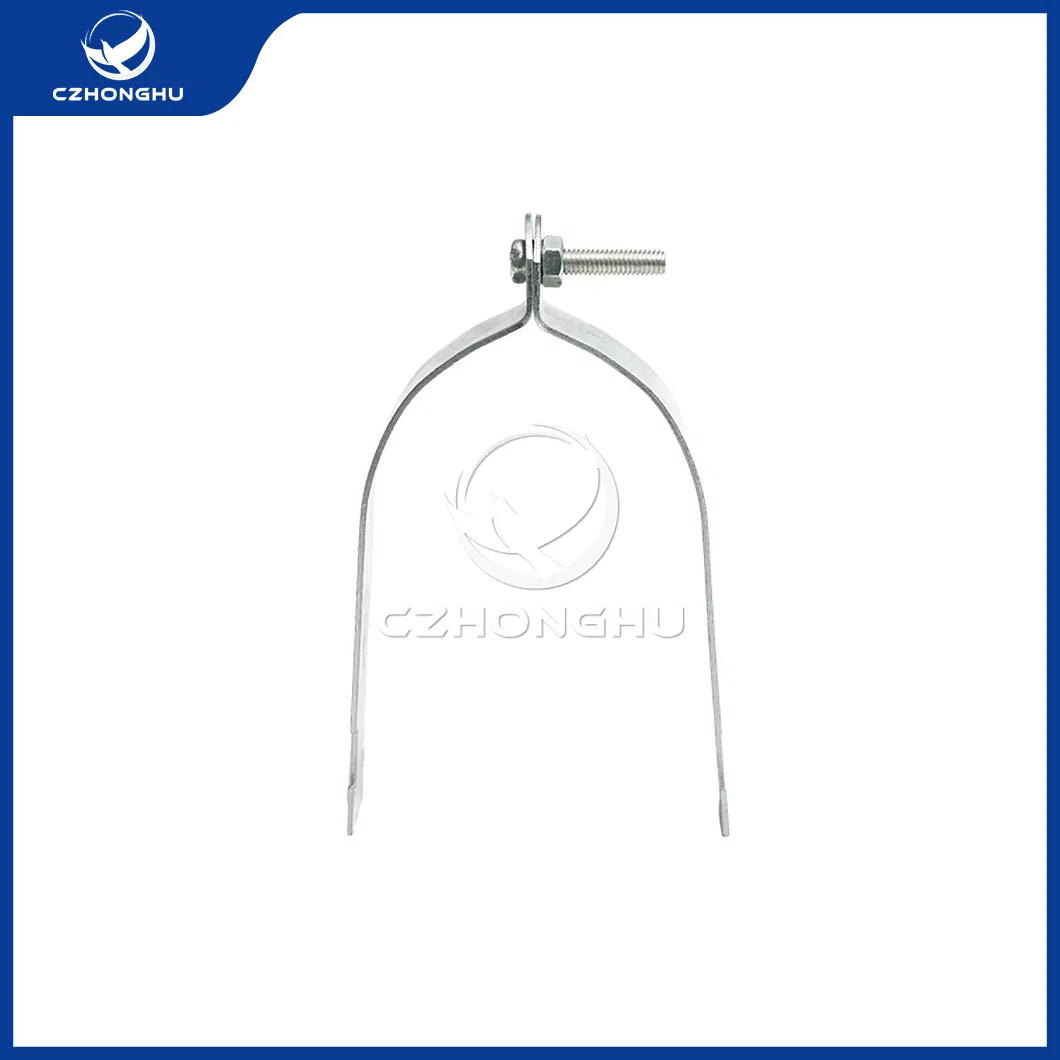 Czhonghu Handrail Support China Wholesaler Easy Adjustment High Precision Zinc Plated Conduit Strut Clamp