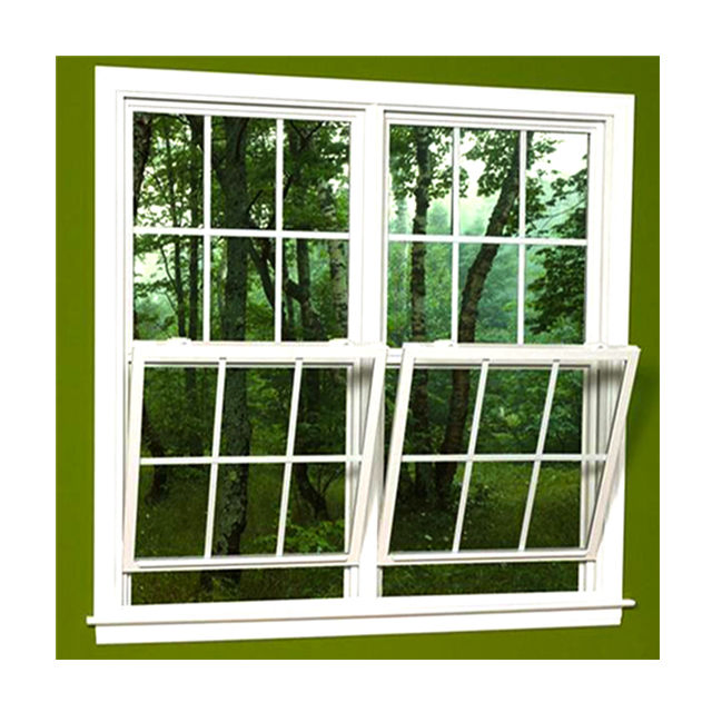 PVC Sliding Window Design UPVC Double Glazed Sliding Windows