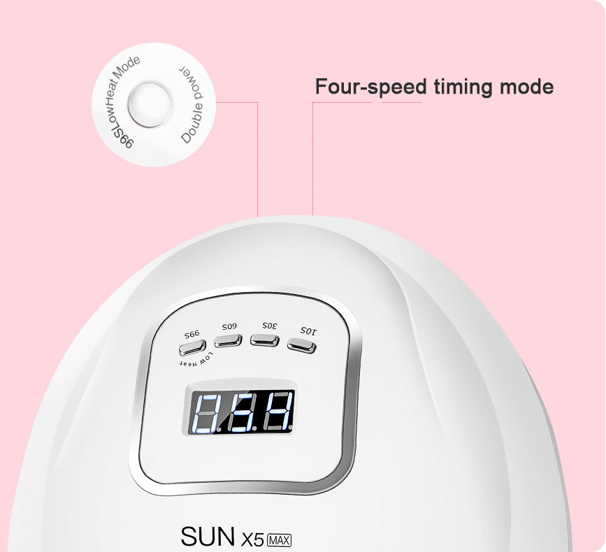 Intelligent Induction Nail Dryer Fast Drying Nail Polish Glue Baking Lamp
