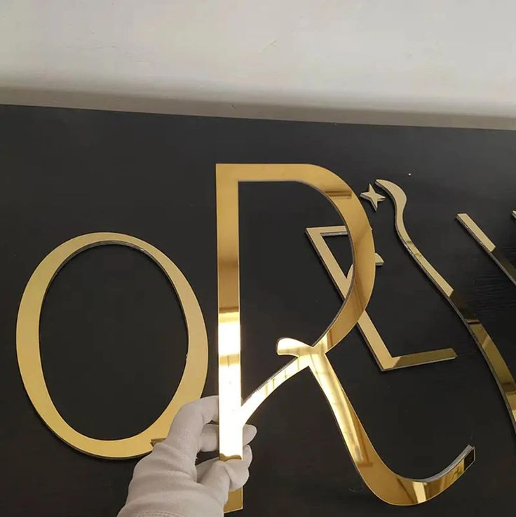 Illuminated Metal Business Logo Sign with Custom Acrylic Lettering