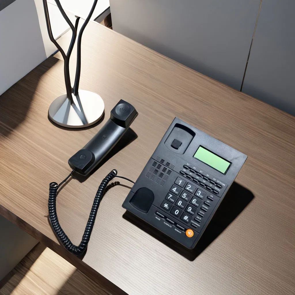 Wholesale ABS Plastic Wired Telephone with Caller ID for Home Hotel Office Use