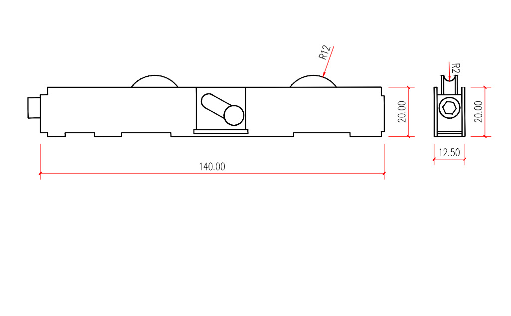 Aluminum Sliding Window Wheels Adjustable Heavy Duty Balcony Door Sliding Roller Factory Price