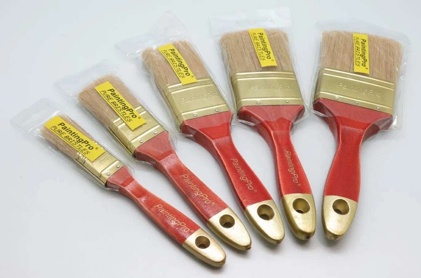 Кисть для покраски дерева с натуральной щетиной