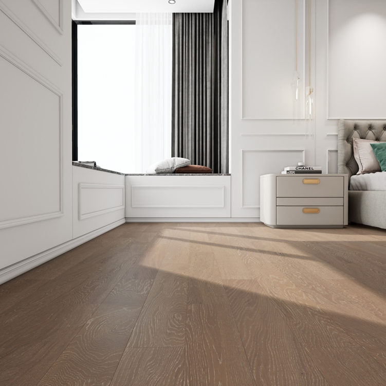 Durable Oak Multiplayer Engineered Flooring Prefinished Wood Flooring for Homes