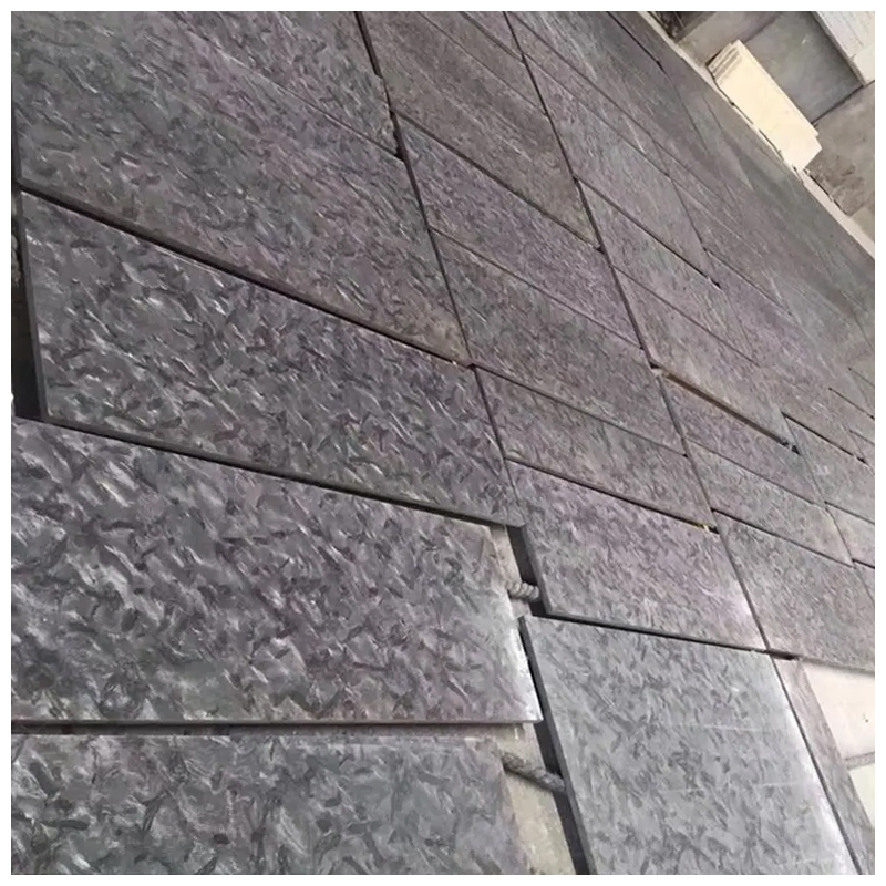 Leathered Black Matrix Quartzite Floor and Wall Tiles