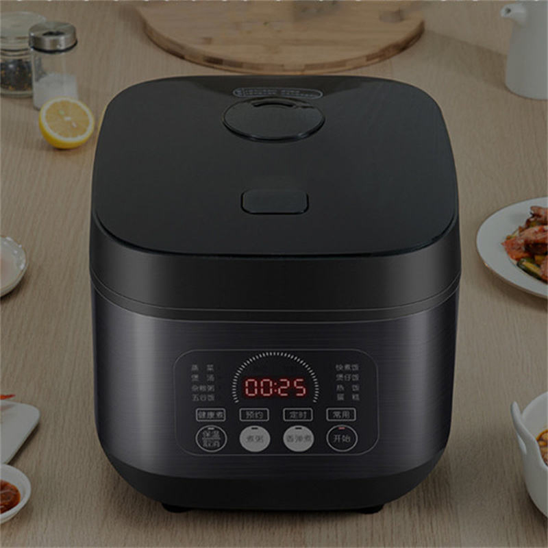 4L Large Capacity Multifunctional Appliance with 10 Preset Menus Healthy Non-Stick Inner Pot 860W Power 24h Delay and Precise Temperature Control Cooker