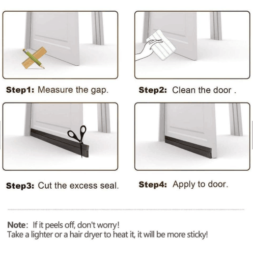 Dust-Proof and Insect-Proof Silicone Rubber Door Bottom Gap Seal