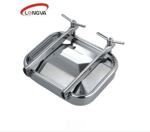 SS304 /SS316L Sanitary Stainless Steel Square/Rectanglelocking Manhole Cover