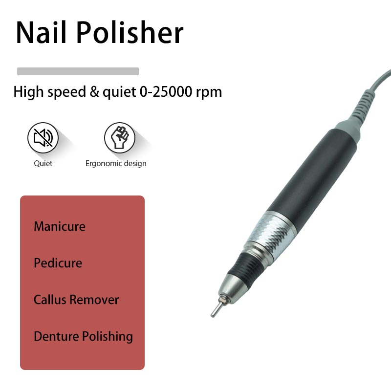 Professional Manicure Tools Nail Drill E-File Machine Kp60 Handpiece for Gel Polish