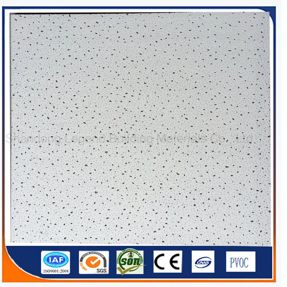 Suspended Mineral Fiber Ceiling Board/Minearl Wool Board