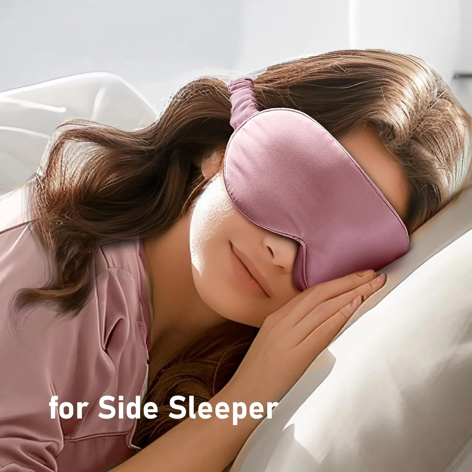 Adjustable 3D Contoured Eye Mask Office Sleep
