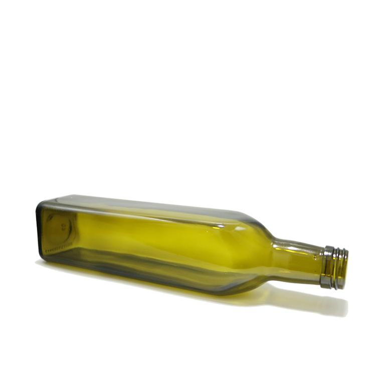 250ml 500ml 750ml 1000ml Camellia Oil Glass Bottle, Square Glass Bottle