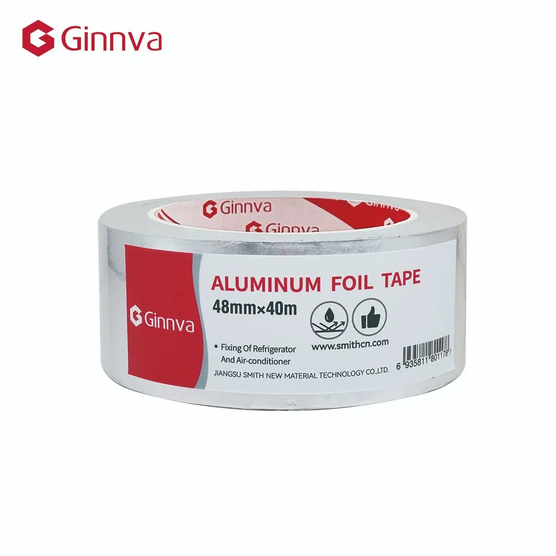 Ginnva Selling Fireproof Reinforced Heat Resistant Aluminum Foil Butyl Tape