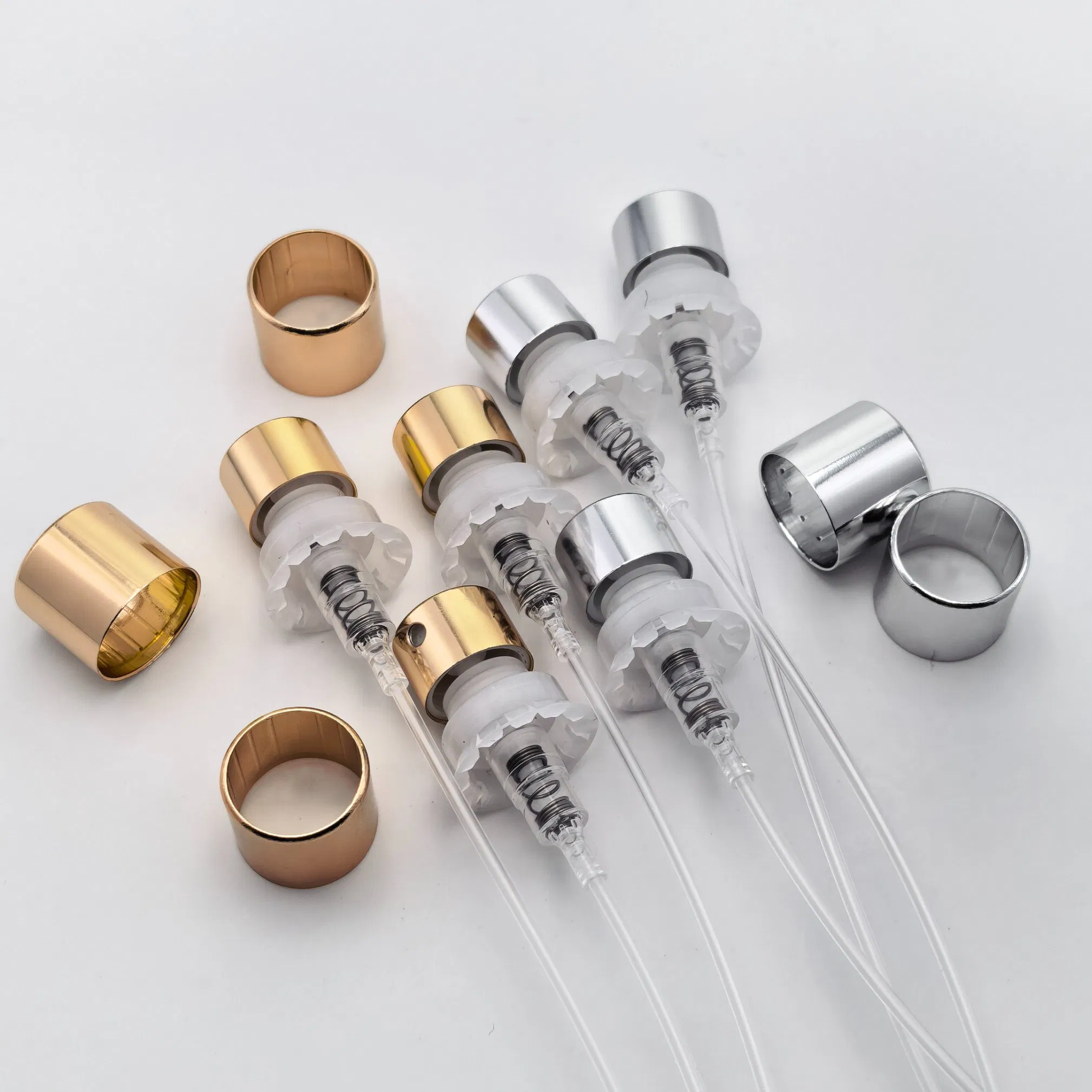 Perfume Atomizer Bottle Pump Aluminium Cosmetic Crimp Pump Fine Mist Sprays
