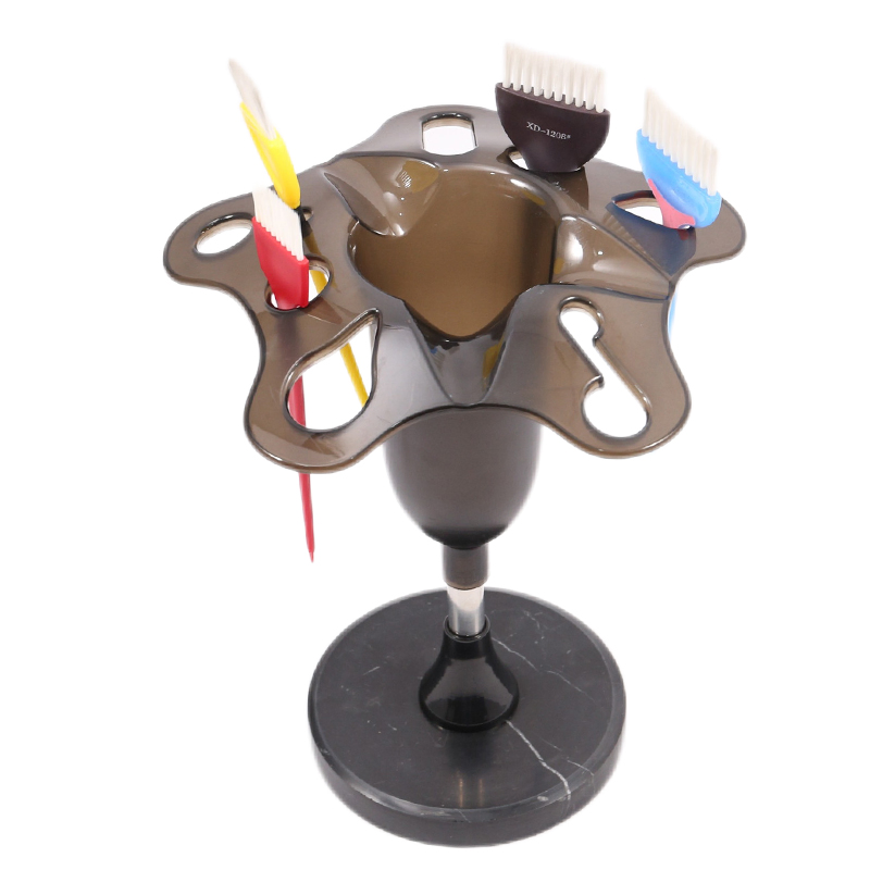 Stylish Salon Countertop Blow Dryer Holder with Multi-Tool Tray